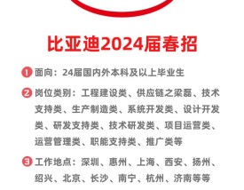 【比亚迪招工最新招聘,上海比亚迪招工最新招聘】